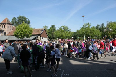 Fête du mini-basket vue des participants