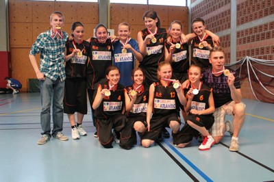 Finale régionale benjamines les championnes d'Alsace