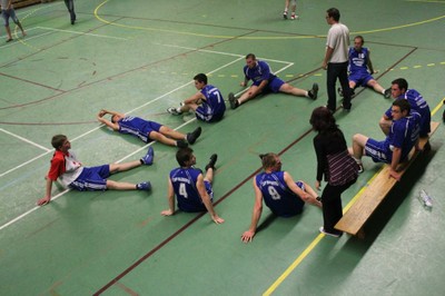 Barrage maintien seniors garçons la déception d'après-match