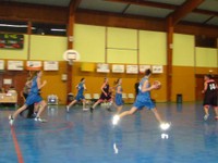 Contre attaque match cadettes- oltingue le dimanche 22 janvier 2012