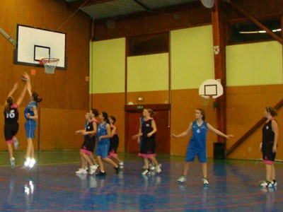 Contre de Mélanie match cadettes- oltingue du dimanche 22 janvier 2012