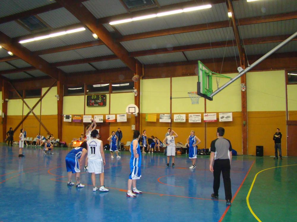 Seniors féminines contre Moernach 2 le samedi 4 février 2012 à Waldighoffen.