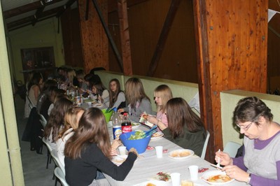 Soirée minimes féminines et benjamines  du basket-club CSSPP Waldighoffen le samedi 17 décembre 2011.