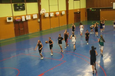 entrainement minimes filles/seniors filles du mercredi 2 octobre 1.