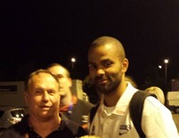 Tournoi de basket de Strasbourg - Tony Parker.