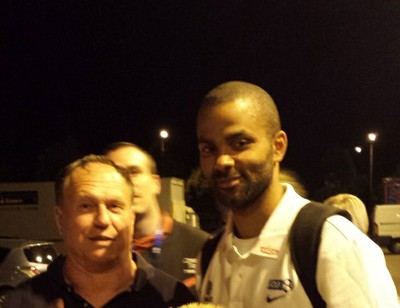 Tournoi de basket de Strasbourg - Tony Parker.