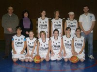 L'équipe des benjamines 2009/2010.