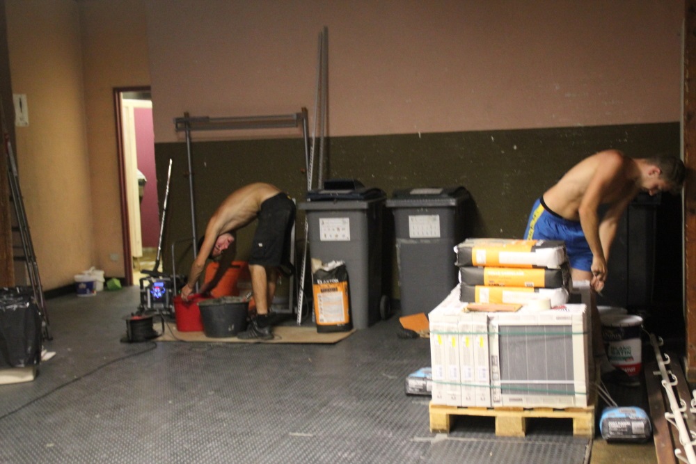 travaux salle été 2014 pendant 22.