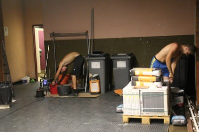 travaux salle été 2014 pendant 22.