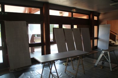 travaux salle été 2014 pendant 24.