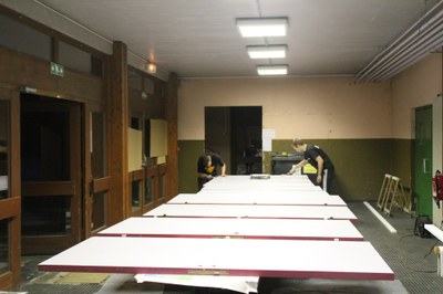 travaux salle été 2014 pendant 25.