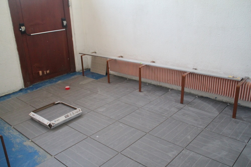 travaux salle été 2014 pendant 28.