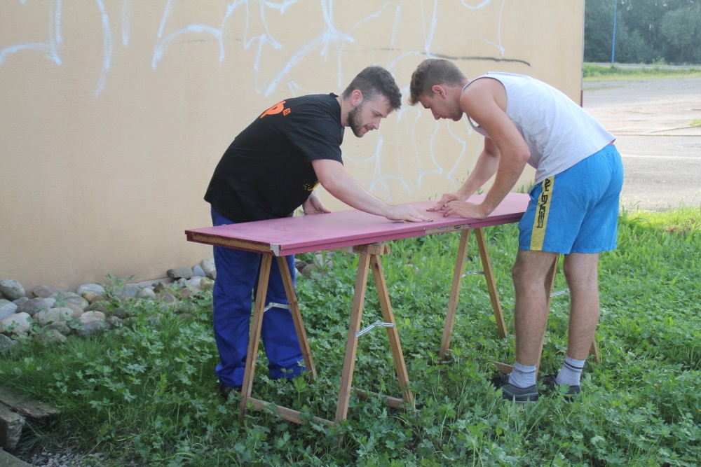 travaux salle été 2014 pendant 4.