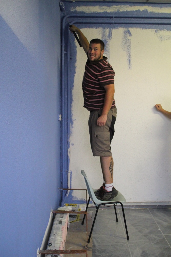 travaux salle été 2014 pendant 40.