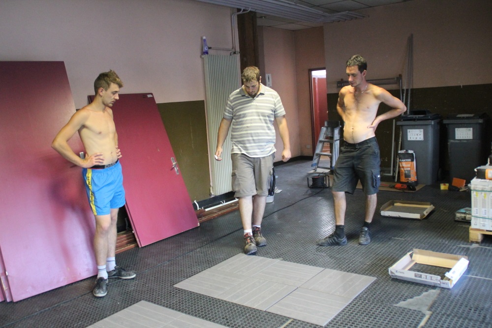 travaux salle été 2014 pendant 5.