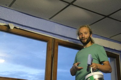 travaux salle été 2014 pendant 50.