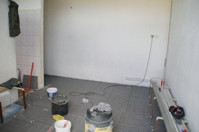 travaux salle été 2014 pendant 60.