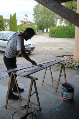 travaux salle été 2014 pendant 76.