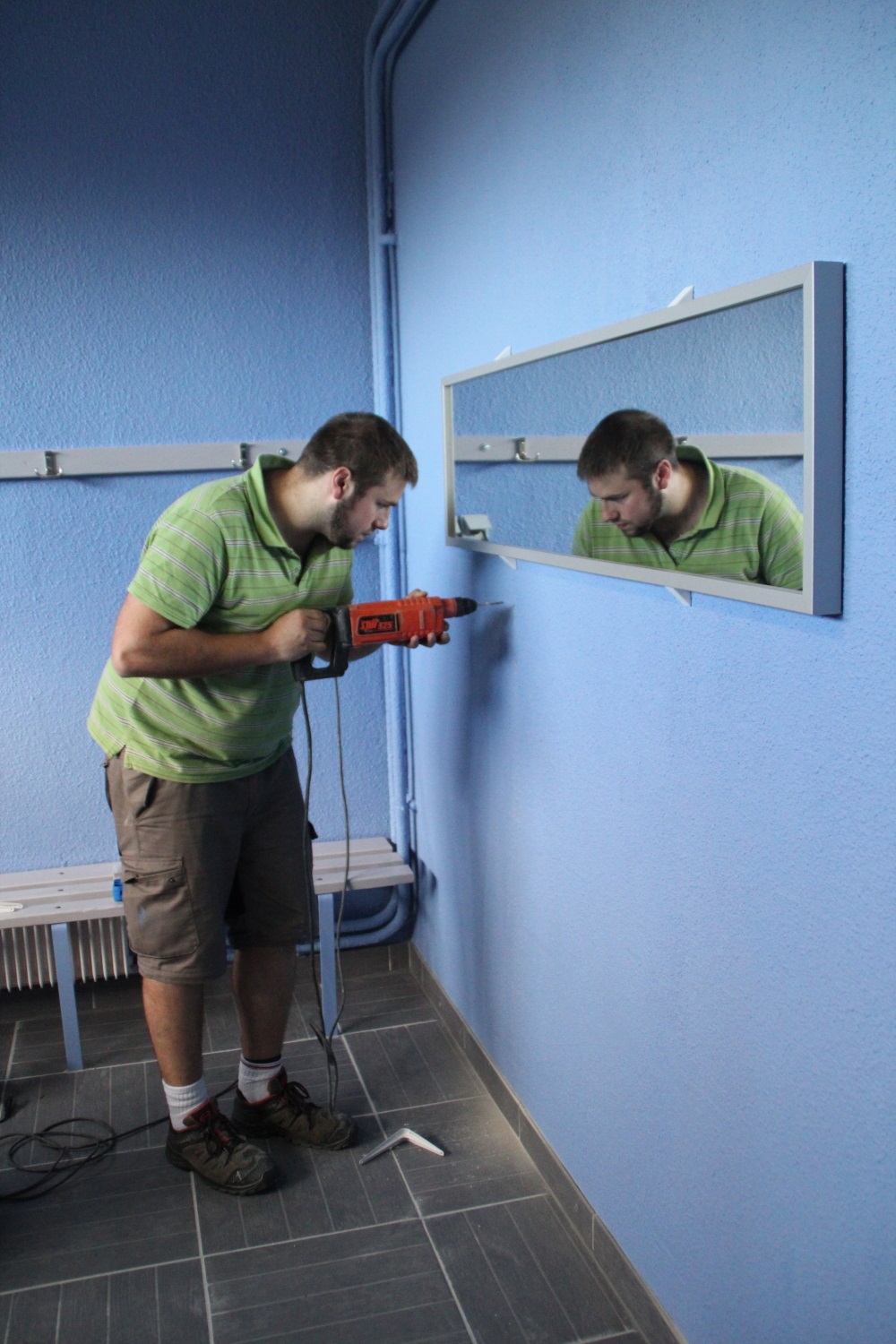 travaux salle été 2014 pendant 77.