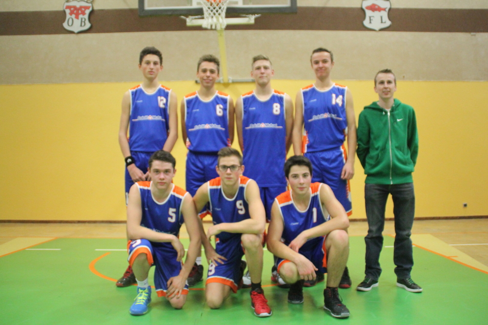 L'équipe des cadets du basket-club CSSPP Waldighoffen de la saison 2015/2016.