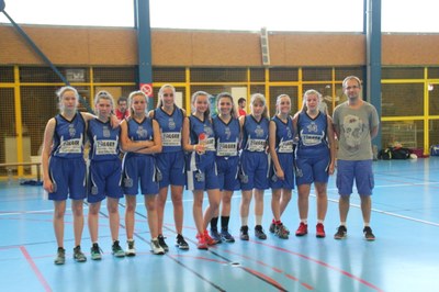 L'équipe des cadettes vice-championne du Haut-Rhin 2017/2018.