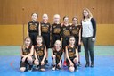 L'équipe des poussines du basket-club CSSPP Waldighoffen de la saison 2017/2018.