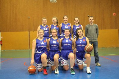 L'équipe des seniors féminines du basket-club CSSPP Waldighoffen.