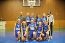 L'équipe des cadettes du basket-club CSSPP Waldighoffen saison 2017/2018.