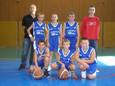 L’équipe des benjamins 2 du basket-club CSSPP Waldighoffen.