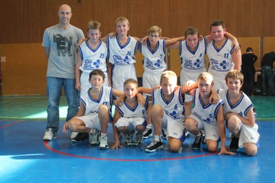 Les benjamins du basket-club CSSPP Waldighoffen de la saison 2011/2012.