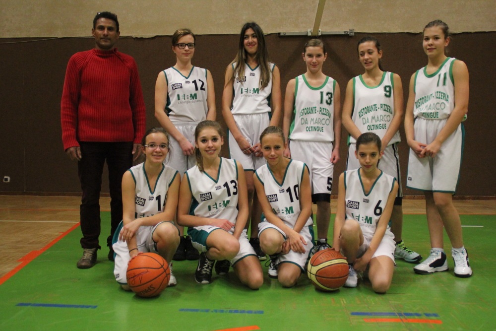 Minimes féminines 2 de l'entente Waldighoffen/Oltingue 2013/2014.