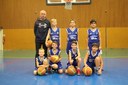 L'équipe des poussins du basket-club CSSPP Waldighoffen de la saison 2017/2018.