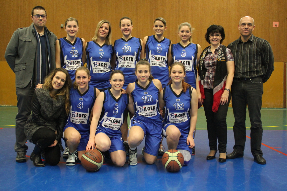 Les seniors féminines 1 du basket-club CSSPP Waldighoffen de la saison 2013/2014.