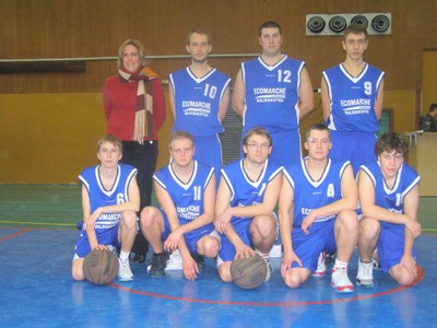 L’équipe des seniors garçons 2 du basket-club CSSPP Waldighoffen.