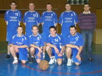 L'équipes des seniors garçons 1 du basket-club CSSPP Waldighoffen.