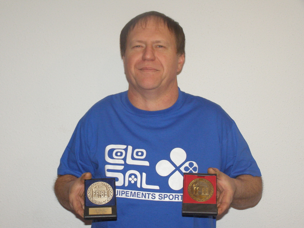 Patrick Gussy médaillé d'argent et de bronze de la Fédération Française de basket.