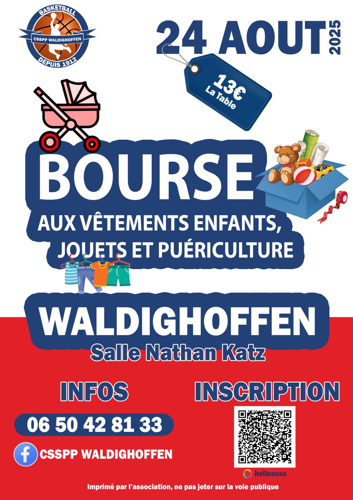 Affiche Bourse aux vêtements 2025