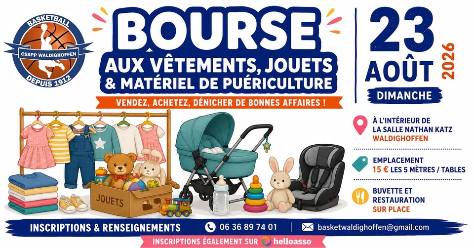 Affiche bourse aux vêtements 2026