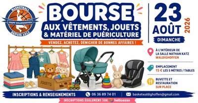Affiche bourse aux vêtements 2026