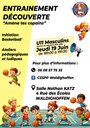 Affiche entraînement découverte U11 masculins 2025