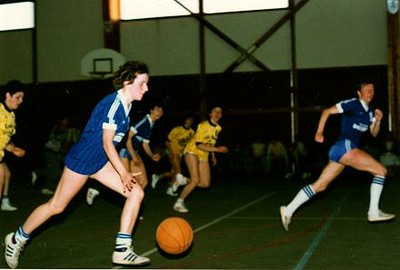 Photo du match aller de la finale régionale des seniors filles.