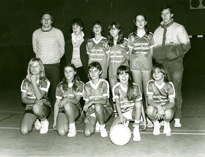 Les benjamines de la saison 83/84