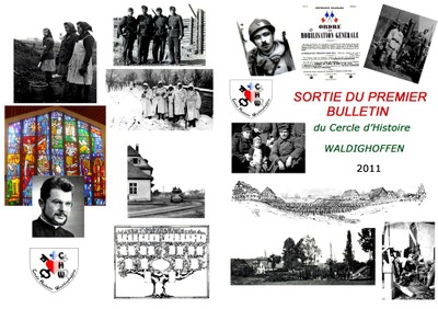 Présentation 1er bulletin cercle d&rsquo;histoire 2011
