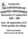 Affiche expo photos des 16 et 17 septembre 2023