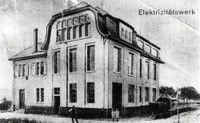 Centrale Electrique de Waldighoffen en 1914