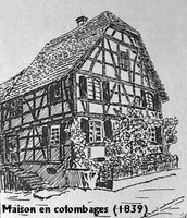 maison à colombages de 1839
