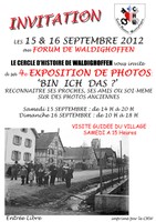 Affiche exposition 2012