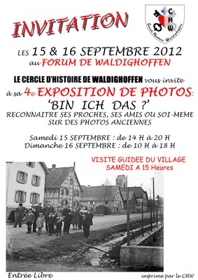 Affiche exposition 2012