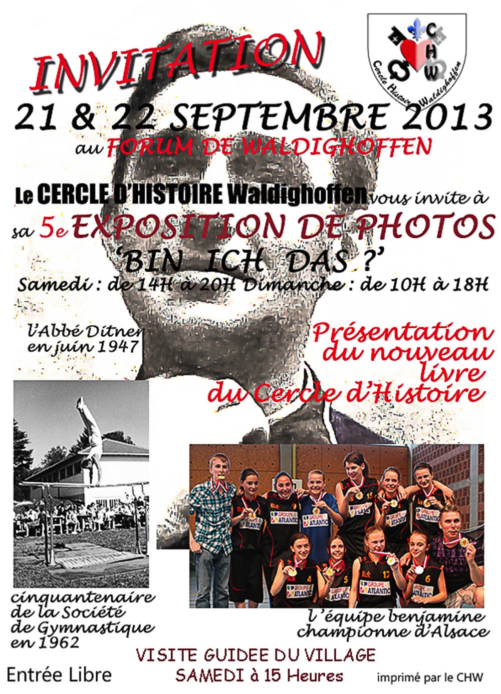 Affiche Cercle d'Histoire expo 2013