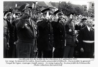 photo des officiels - fête de la libération 1945